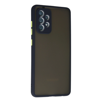 Samsung Galaxy A52 Kılıf Montreal Silikon Kapak - Lacivert