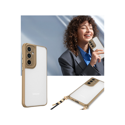 Samsung Galaxy A55 5g Kılıf Penta Silikon Kılıf - Çöl Titanyum
