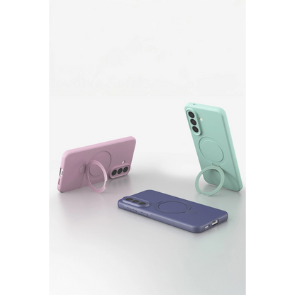 Samsung Galaxy A57 5g Regal Magsafe Standlı Kapak - Çöl Titanyum