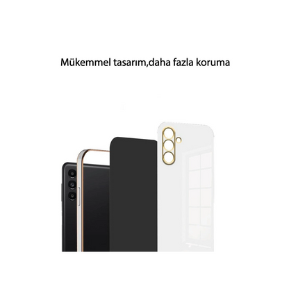 Samsung Galaxy M15 Kılıf Volet Silikon - Mavi