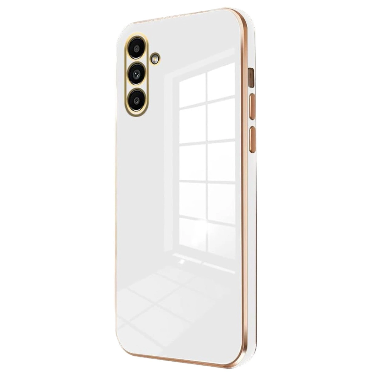 Samsung Galaxy S24 Fe Kılıf Volet Silikon - Beyaz