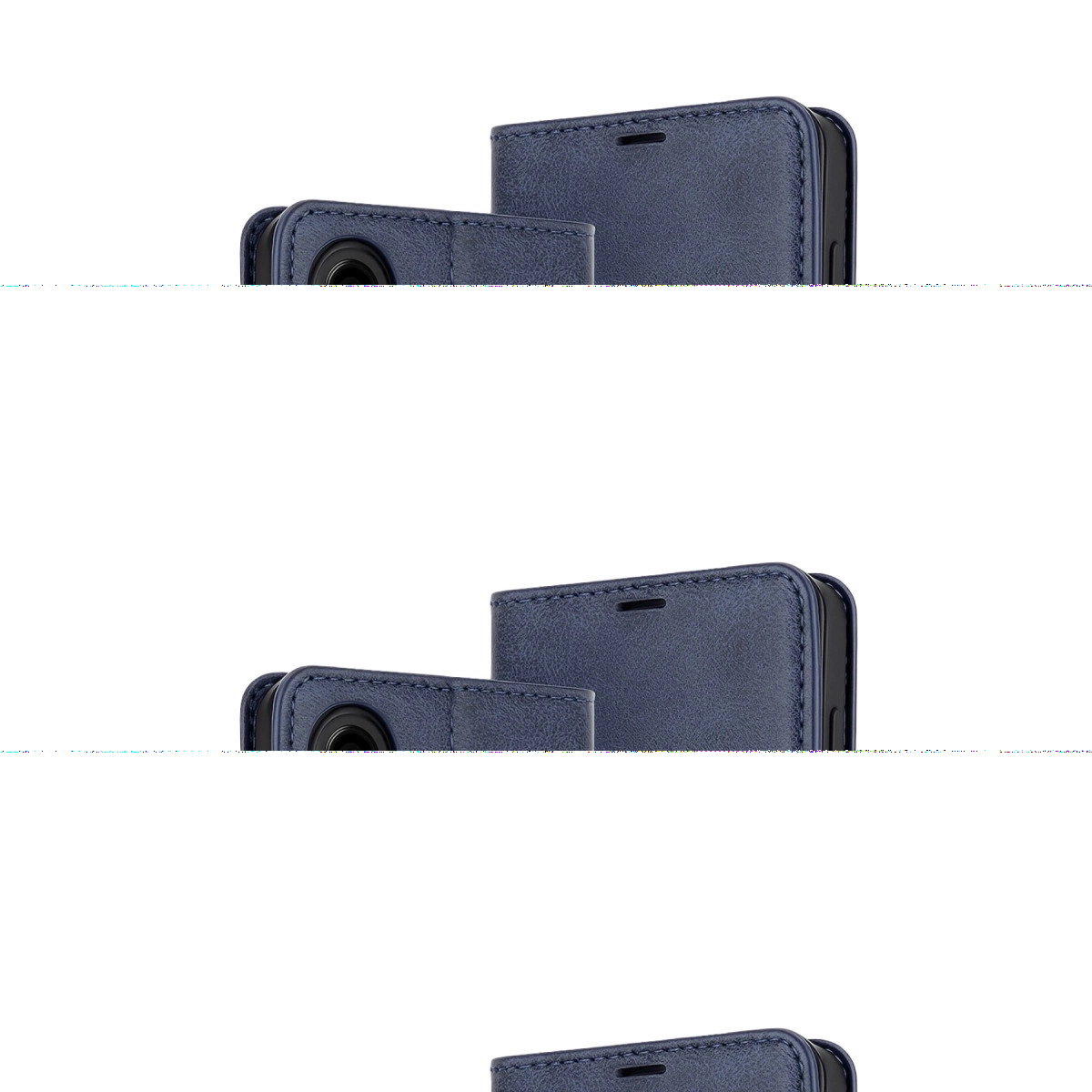 Samsung Galaxy S25 Fe Trend S Plus Kapaklı Kılıf - Lacivert