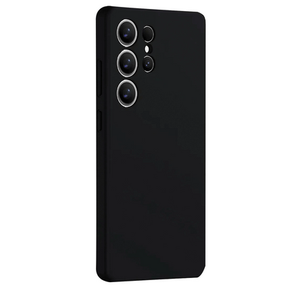 Samsung Galaxy S25 Ultra Kılıf Nano İçi Kadife Silikon - Siyah