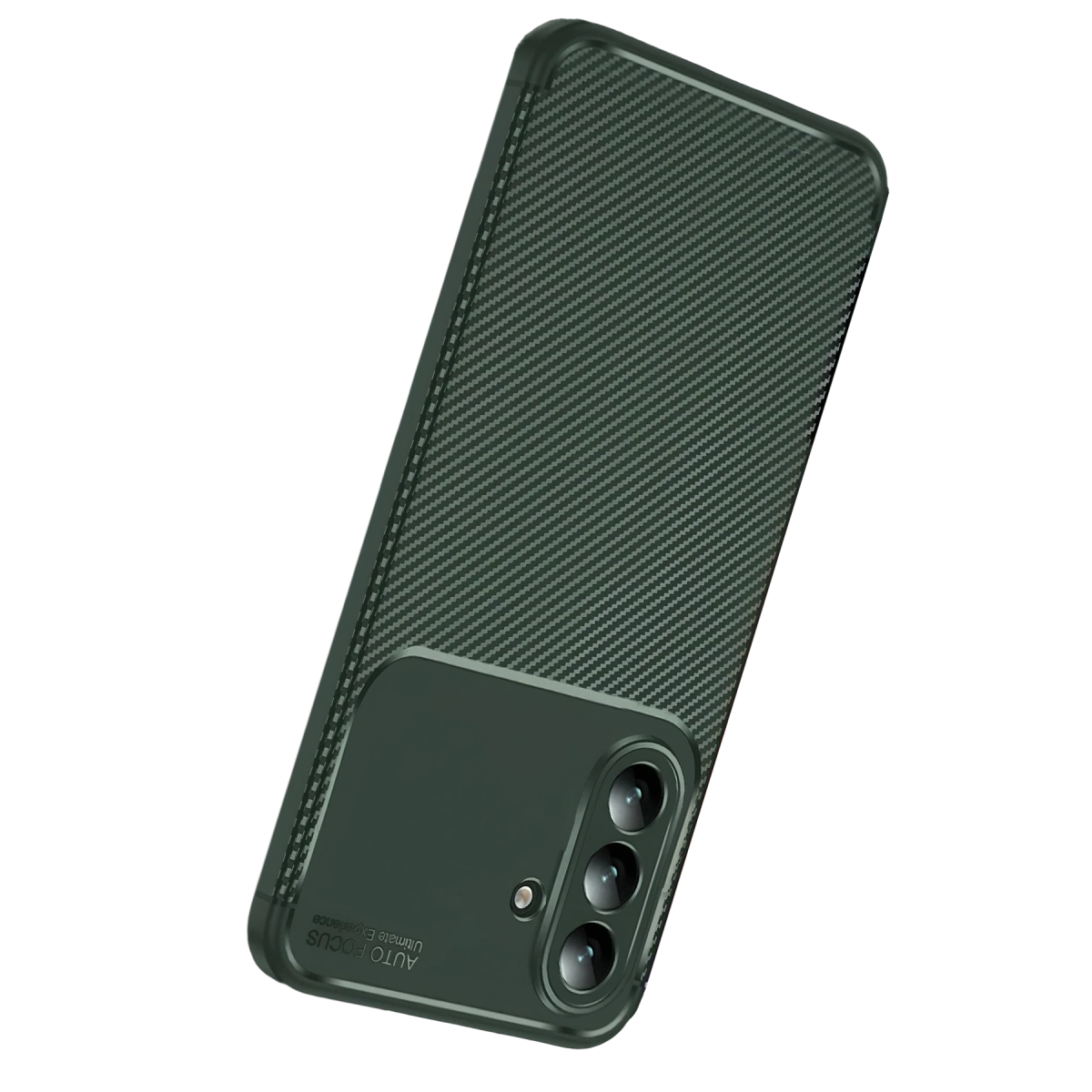 Samsung Galaxy S26 Auto Focus Karbon Kapak - Koyu Yeşil