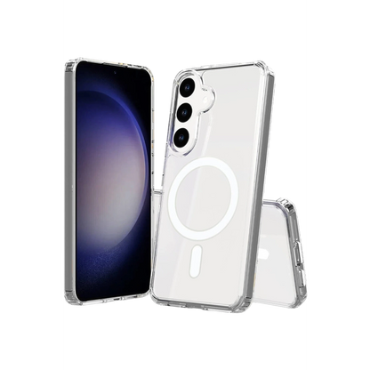 Samsung Galaxy S26 Magneticsafe Şeffaf Silikon - Şeffaf