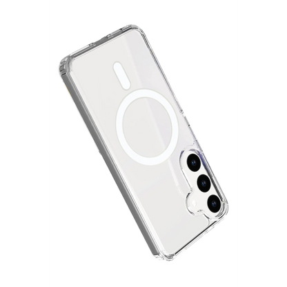 Samsung Galaxy S26 Magneticsafe Şeffaf Silikon - Şeffaf