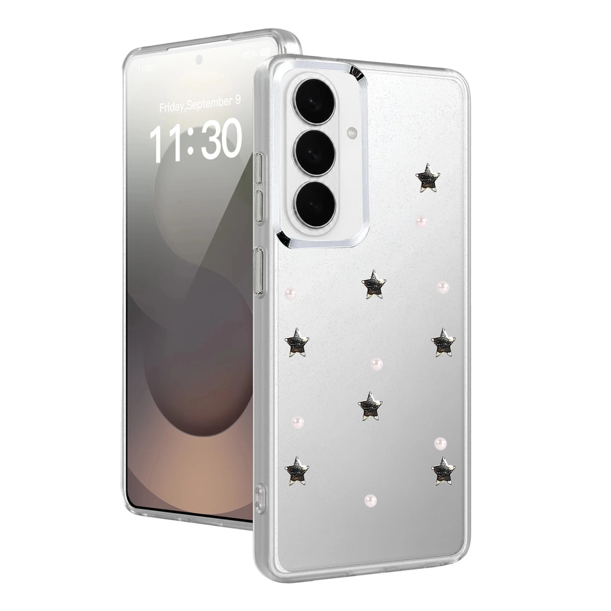 Samsung Galaxy S26 Plus Fiyonk Desenli Kapak - Desen 7