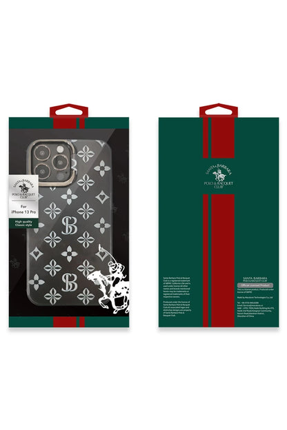Santa Barbara Polo Racquet Club Apple iPhone 13 Pro Isabella Stand Kapak - Siyah
