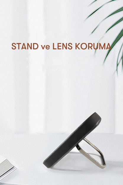 Santa Barbara Polo Racquet Club Apple iPhone 13 Pro Isabella Stand Kapak - Siyah