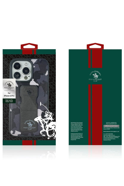Santa Barbara Polo Racquet Club Apple iPhone 13 Pro Max Enos Standlı Kapak - Yeşil