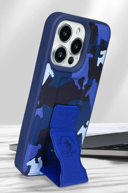 Santa Barbara Polo Racquet Club Apple iPhone 13 Pro Max Enos Standlı Kapak - Yeşil