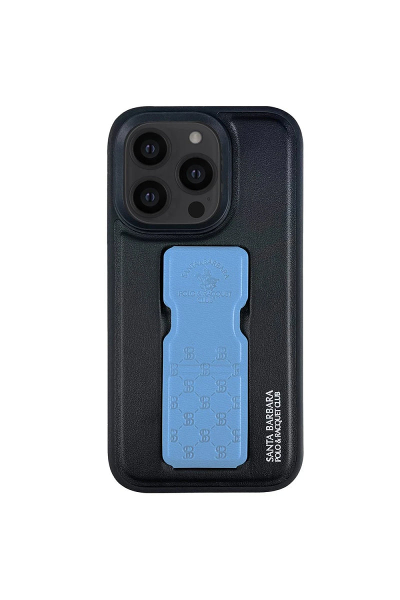 Santa Barbara Polo Racquet Club Apple iPhone 13 Pro Max Parker Stand Kapak - Mavi