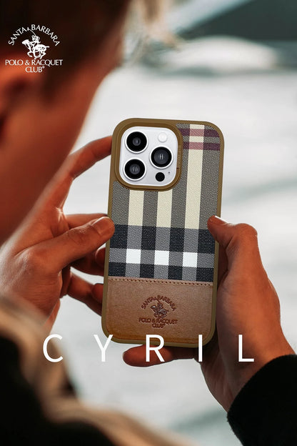 Santa Barbara Polo Racquet Club Apple iPhone 14 Cyril Magsafe Kapak - Siyah
