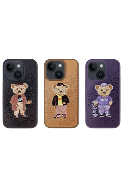 Santa Barbara Polo Racquet Club Apple iPhone 14 Plus Crete Deri Kapak - Siyah