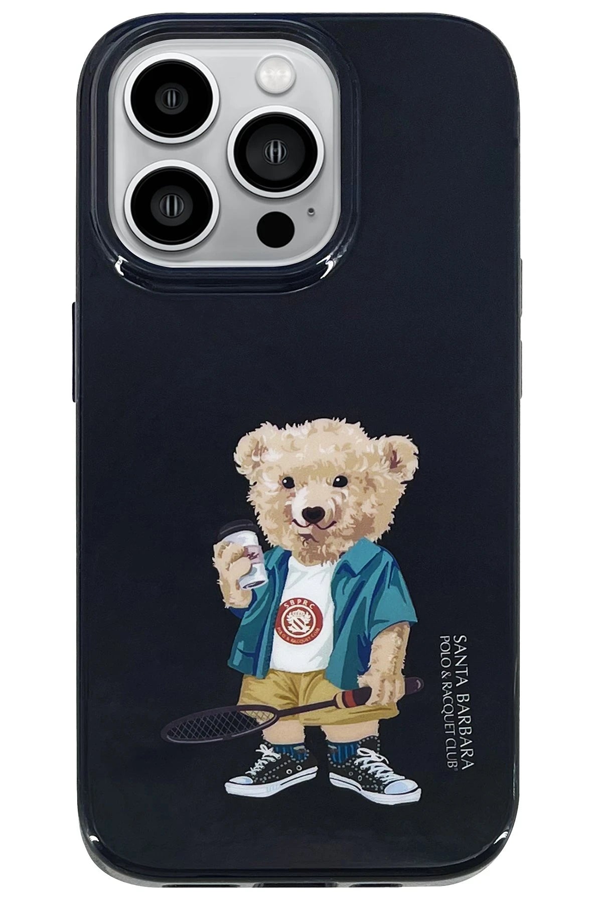 Santa Barbara Polo Racquet Club Apple iPhone 14 Pro Max Chuck Kapak - Siyah