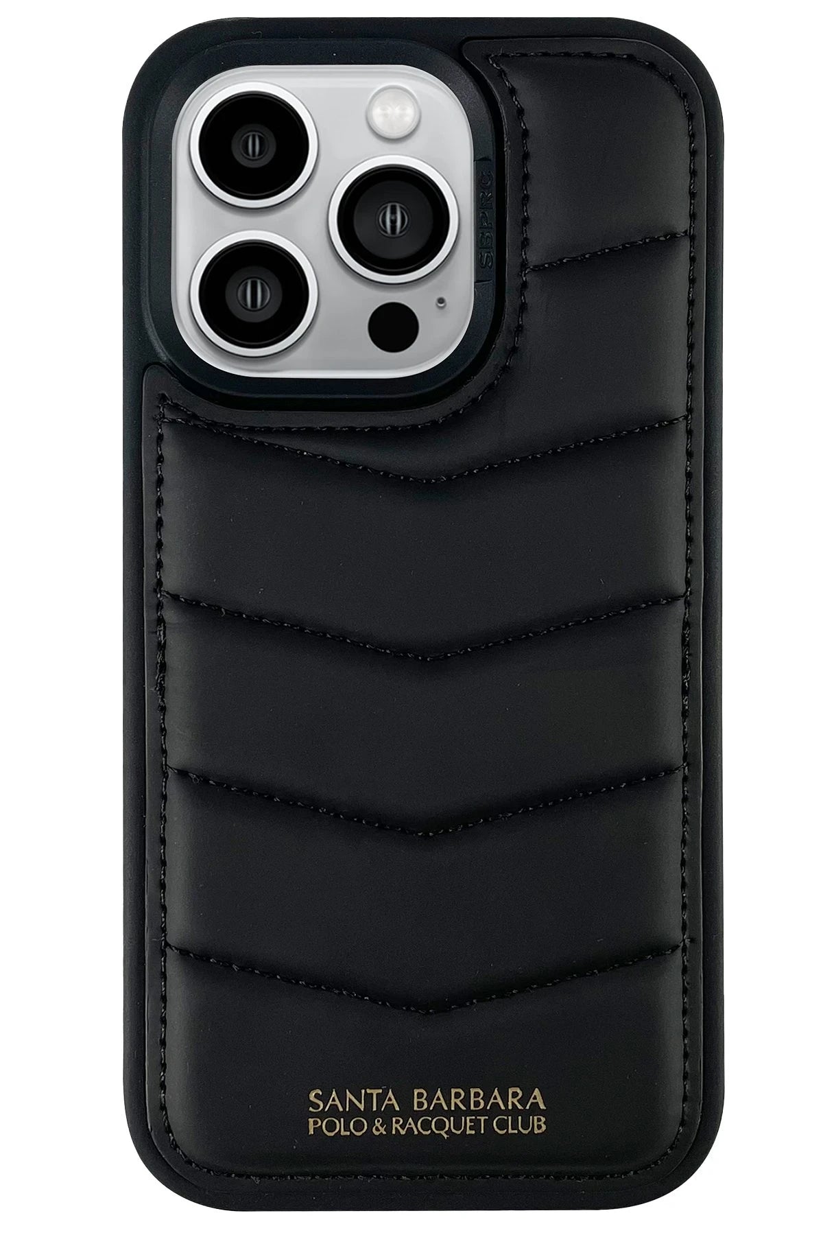 Santa Barbara Polo Racquet Club Apple iPhone 14 Pro Max Clyde Stand Kapak - Siyah