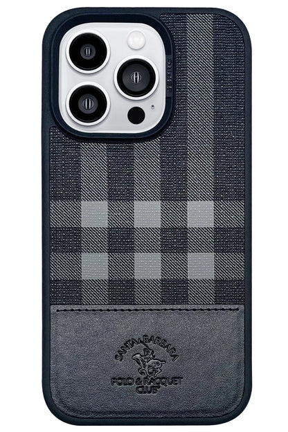 Santa Barbara Polo Racquet Club Apple iPhone 14 Pro Max Cyril Magsafe Kapak - Siyah