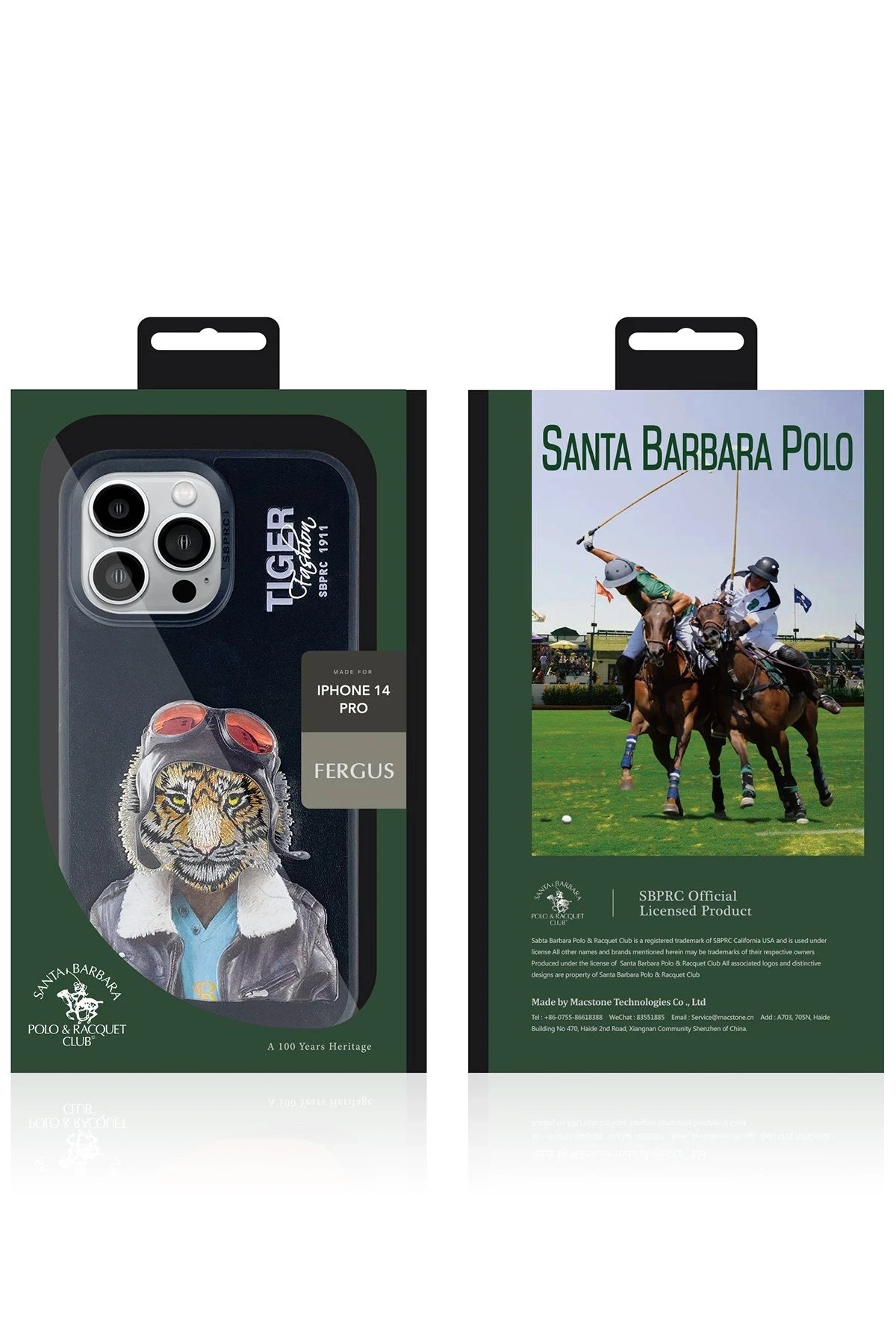 Santa Barbara Polo Racquet Club Apple iPhone 14 Pro Max Fergus Kapak - Siyah