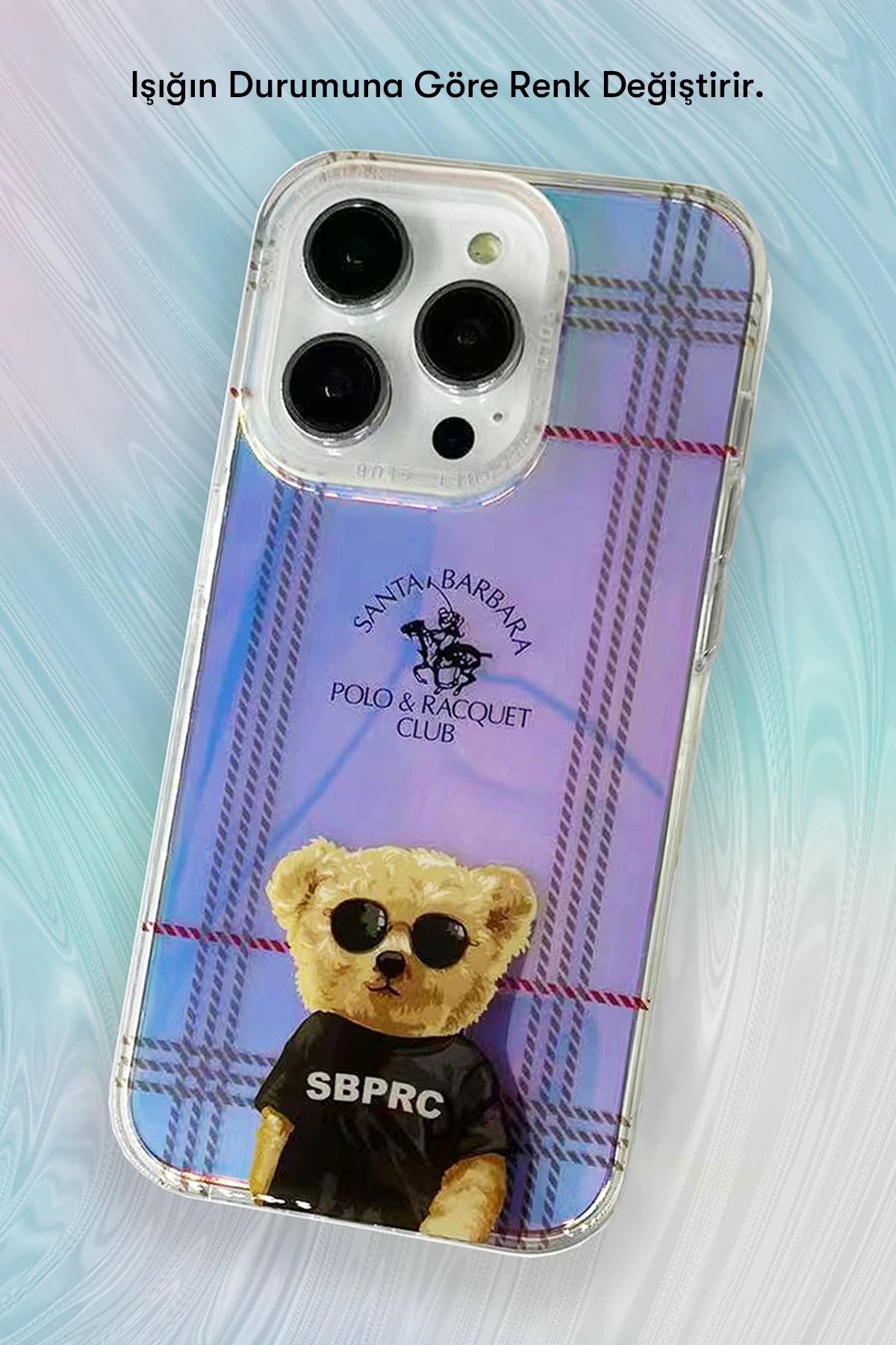 Santa Barbara Polo Racquet Club Apple iPhone 14 Pro Max Naldo Kapak - Gold