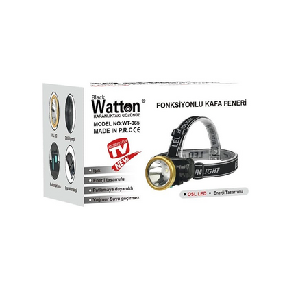 Şarjli Baret Lambasi Osl Led Wt-065