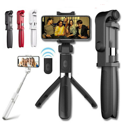 Selfie Stick L01 Bluetooth Kumandalı Selfie Çubuğu Tripod Monopod (5643)