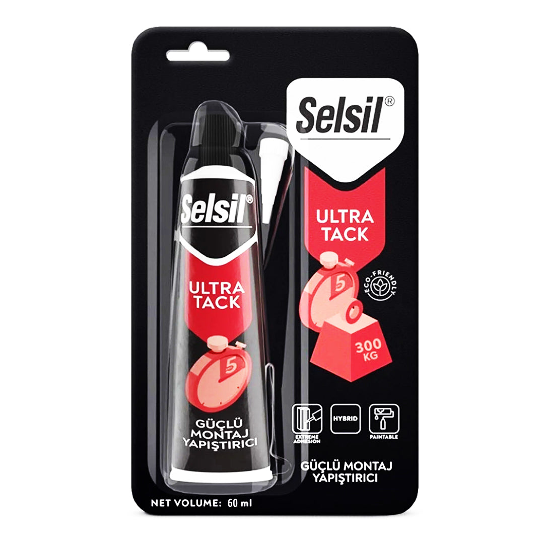 SELSİL MONTAJ YAPIŞTIRICI BEYAZ ULTRA TACK 50ML (5643)