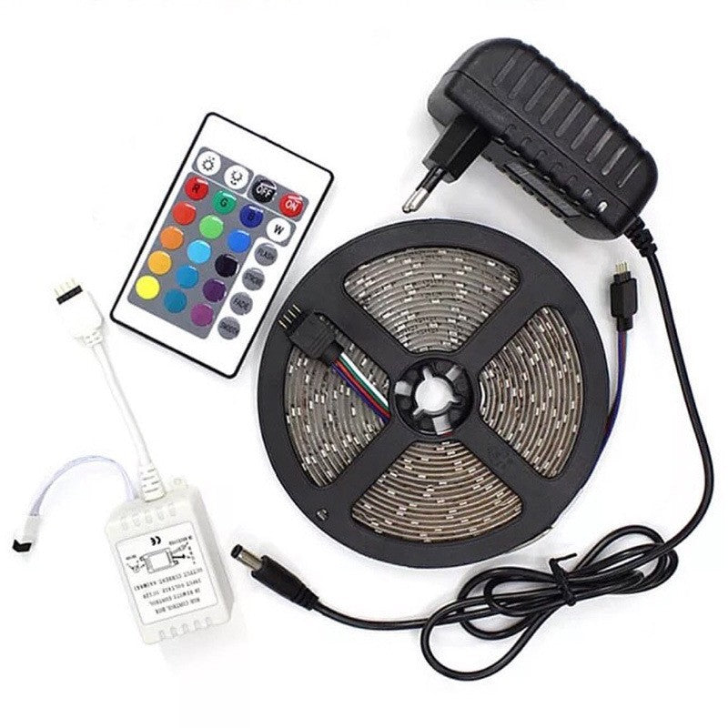 Şerit Led 5 Metre Kumandalı Animasyonlu RGB (5643)