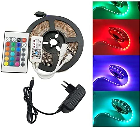 Şerit Led 5 Metre Kumandalı Animasyonlu RGB (5643)