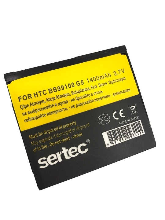 Sertec - Htc G5 Nexus One / Bb99100 Uyumlu Batarya