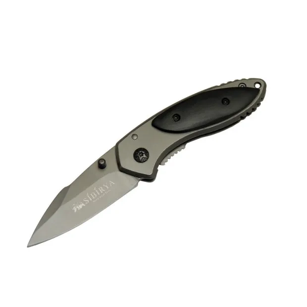 Sibirya Cep Çakısı 14,5 Cm Yarı Otomatik, Kemerlikli