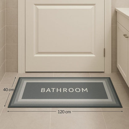Sihirli Süper Su Emici Kaymaz Tabanlı Uzun Paspas 40*120 cm (5643)