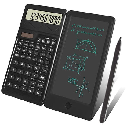 Silinebilir LCD Yazı Tabletli,Kalemli Katlanabilir Bilimsel Hesap Makinesi (5643)