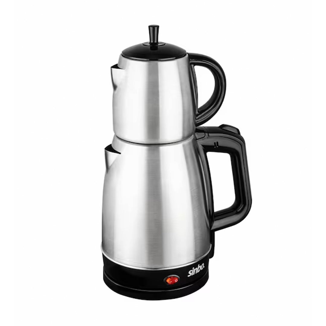 SİNBO STM-5831 ELEKTRİKLİ ÇELİK ÇAY MAKİNESİ ÇAYCI 1.7LT + 0.7LT ÇAY SÜZGEÇLİ (5643)