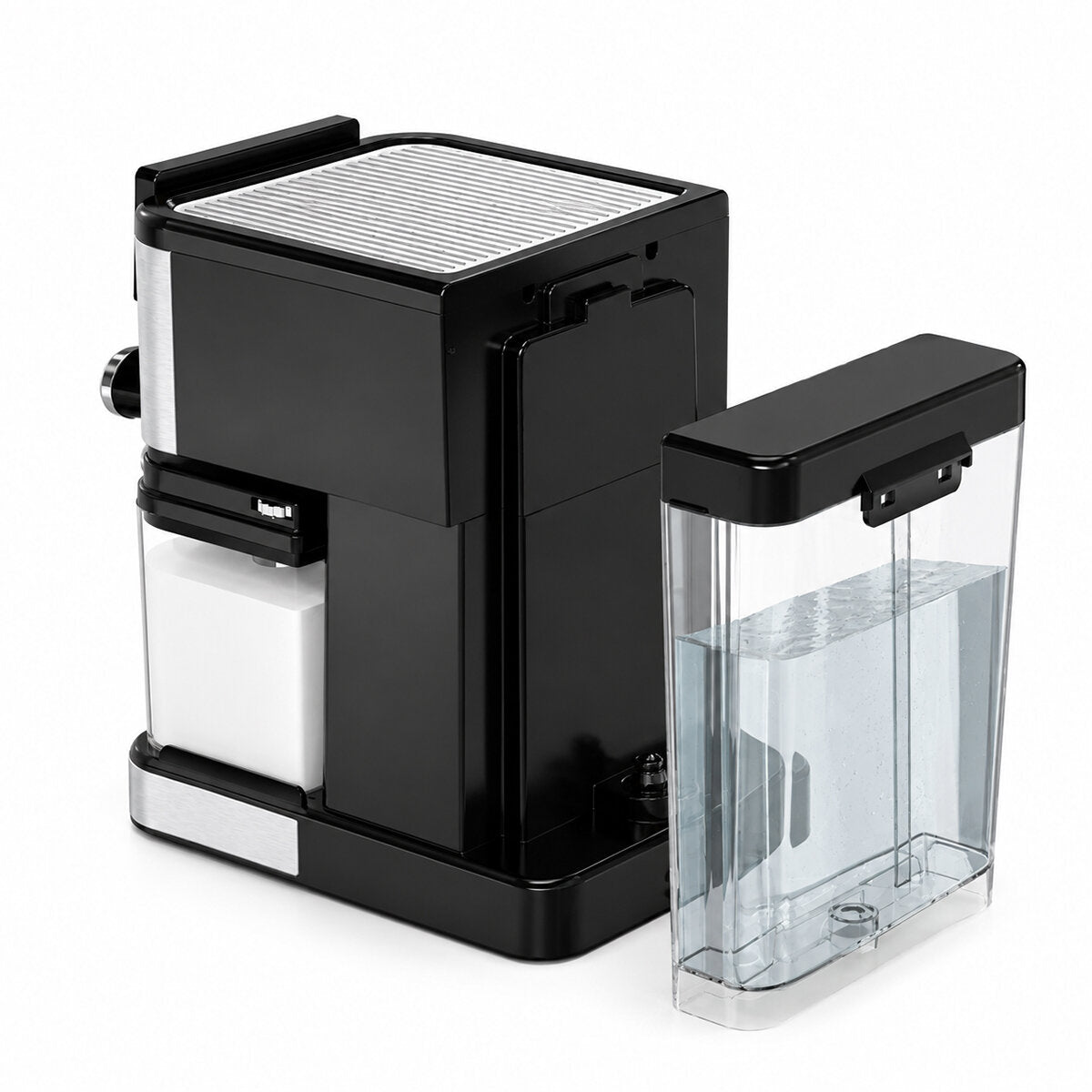 SİYAH ESPRESSO KAHVE MAKİNESİ 7 FARKLI KAHVE 1.5LT SU HAZNE - 500ML SÜT HAZNE SCM-2996 (5643)