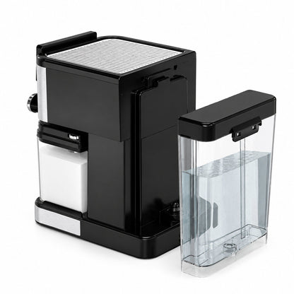 SİYAH ESPRESSO KAHVE MAKİNESİ 7 FARKLI KAHVE 1.5LT SU HAZNE - 500ML SÜT HAZNE SCM-2996 (5643)
