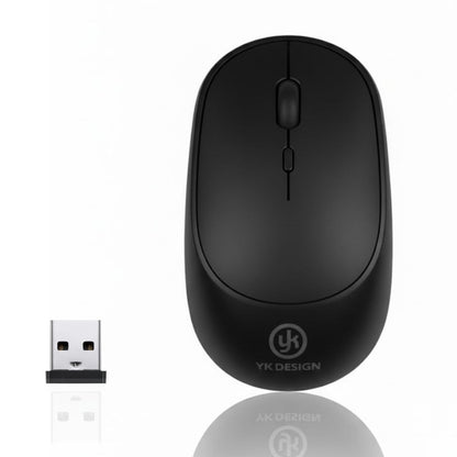 Siyah Renkli Ergonomik Sessiz Kablosuz Mouse – USB Alıcılı, Ofis ve Oyun İçin Konforlu Bilgisayar Faresi MS6310 (5643)