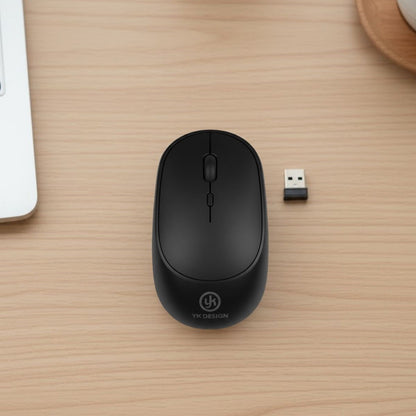 Siyah Renkli Ergonomik Sessiz Kablosuz Mouse – USB Alıcılı, Ofis ve Oyun İçin Konforlu Bilgisayar Faresi MS6310 (5643)