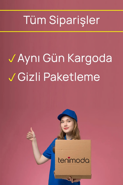 Siyah Tül Fantazi Gecelik Tm1124 - Siyah / XL