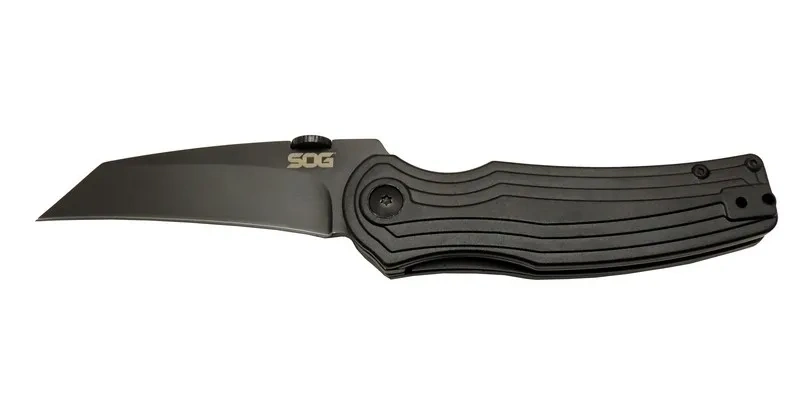 Sog Pinkerton 0689 Bk Siyah Kamp Çakı 18cm - Yarı Otomatik, Kemerlikli, Kutulu
