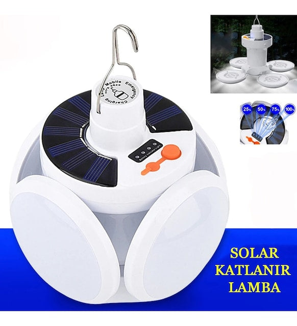 Solar 5 Kanatlı Kamp Lambası (5643)