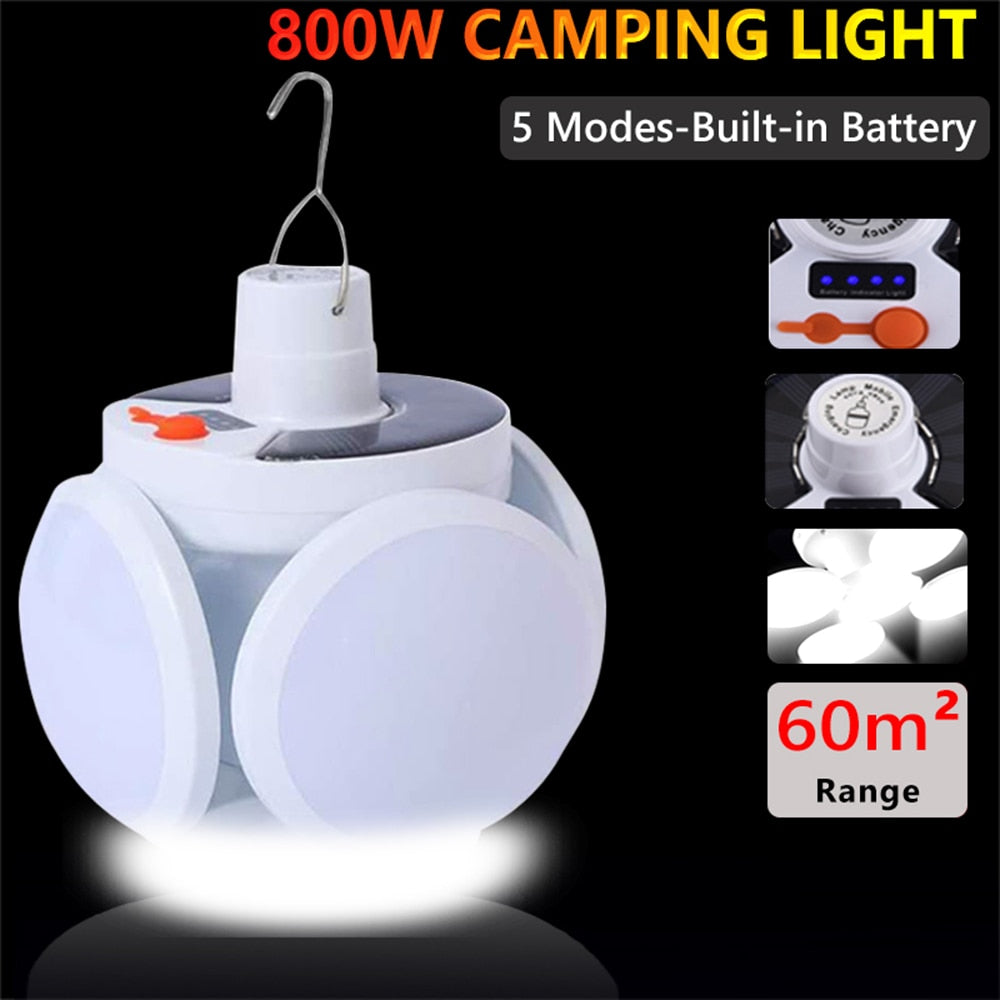 Solar 5 Kanatlı Kamp Lambası (5643)