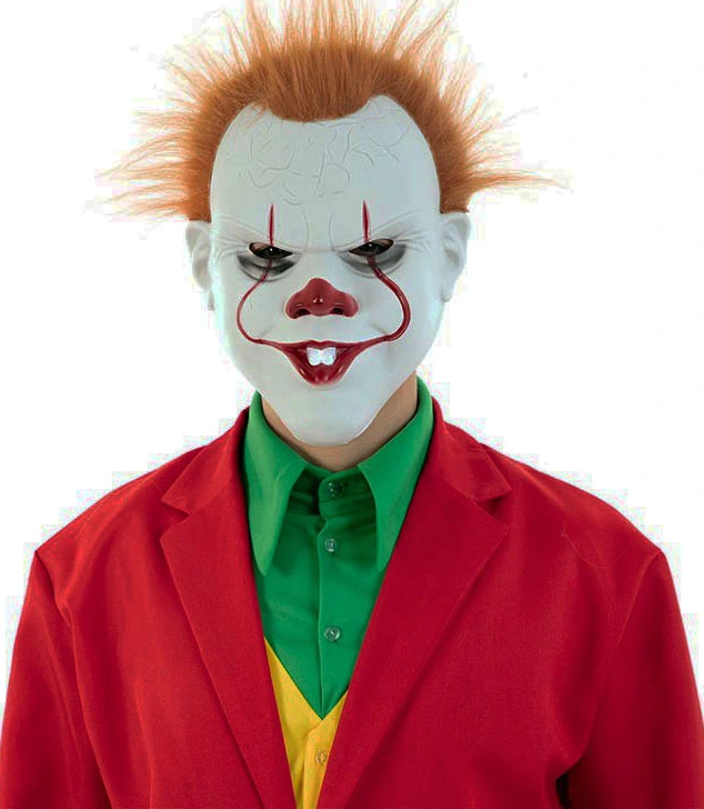 Stephen King's Korkutucu Joker Maske 31x22 Cm