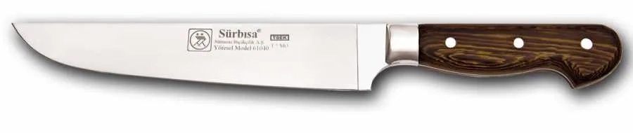 Sürbısa 61040ym - Sürmene Yöresel Kasap Bıçağı 20,5 Cm - Kurban, Doğrama, Kesim
