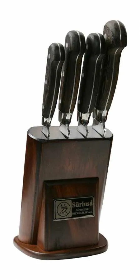 Sürbısa 61502ym - Sürmene Yöresel Mutfak Bıçağı Seti - 4 Lü Set