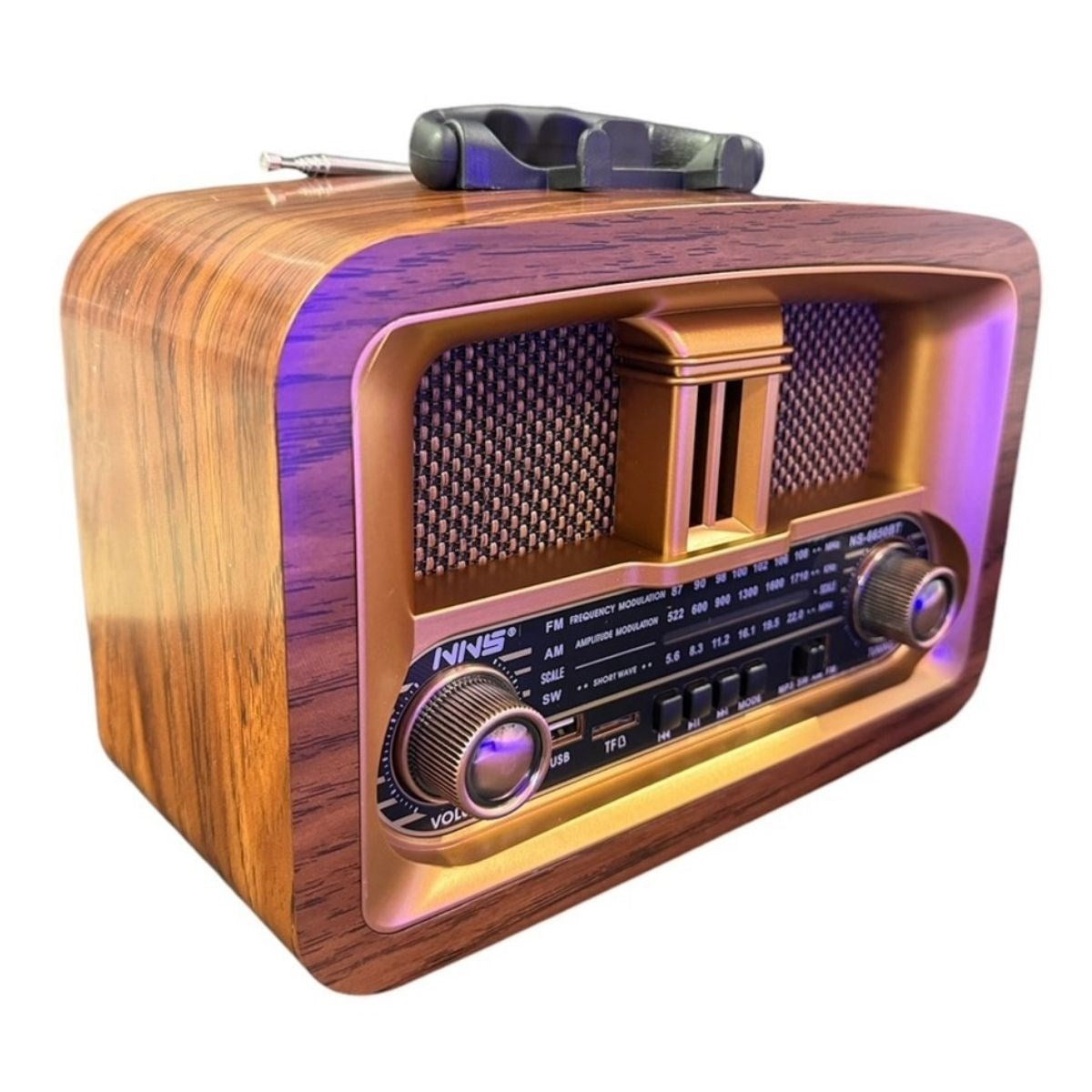 Taşınabilir Klasik AM/FM/SW Retro Ev Radyo USB ile Şarj Olabilen Retro Radyo (5643)