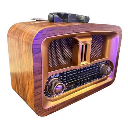 Taşınabilir Klasik AM/FM/SW Retro Ev Radyo USB ile Şarj Olabilen Retro Radyo (5643)