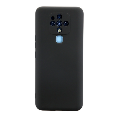 Tecno Camon 16 Kılıf Nano İçi Kadife Silikon - Siyah