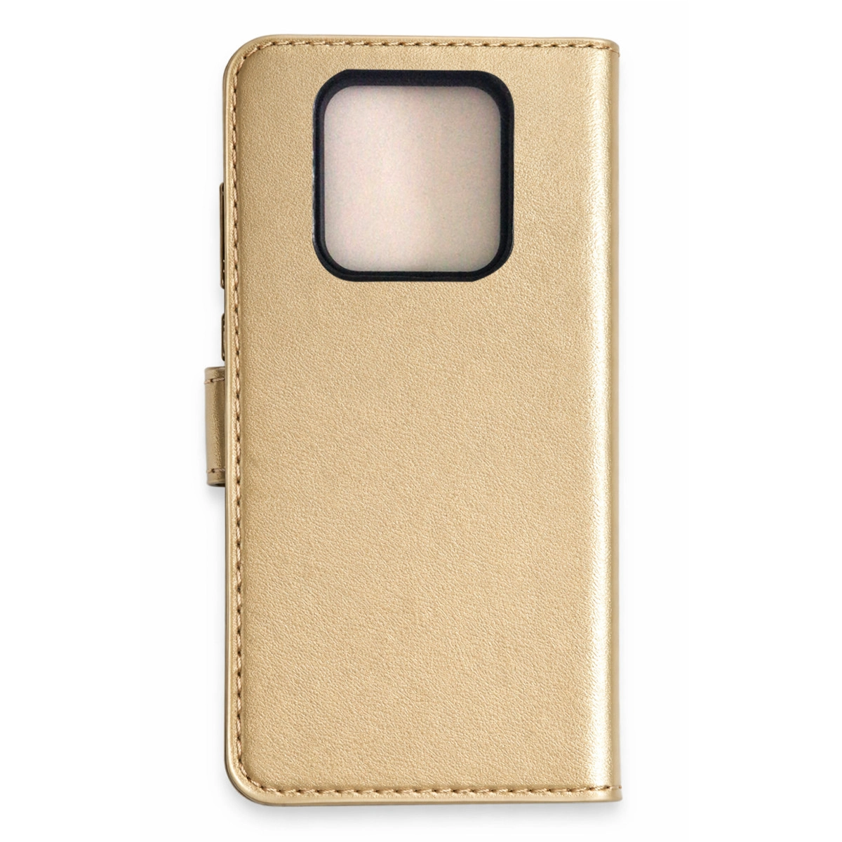 Tecno Camon 16 Prime Trend S Plus Kapaklı Kılıf - Gold