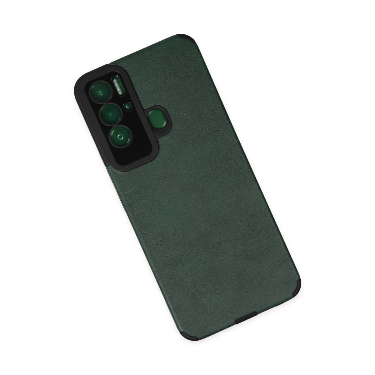 Tecno Pova Neo Kılıf Loop Deri Silikon - Yeşil