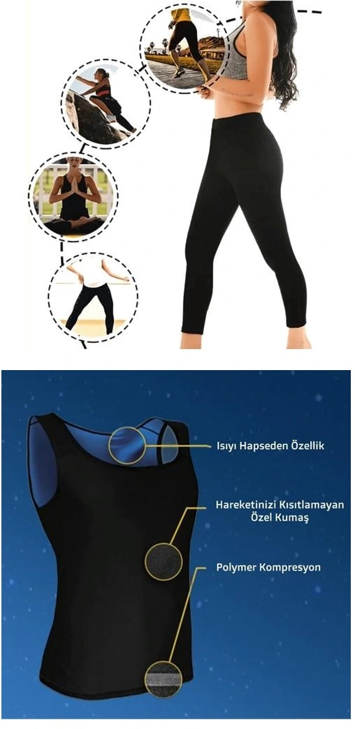 Termal Sauna Tayt + Atlet Takım (Xl) Neotex Terletme Takımı